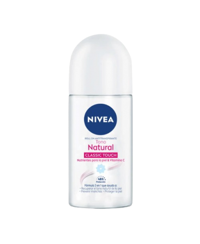 Nivea Desodorante Roll On Tono Natural Classic Touch / 50 ml