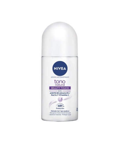 Nivea Desodorante Roll On Tono Natural Beauty Touch / 50 ml