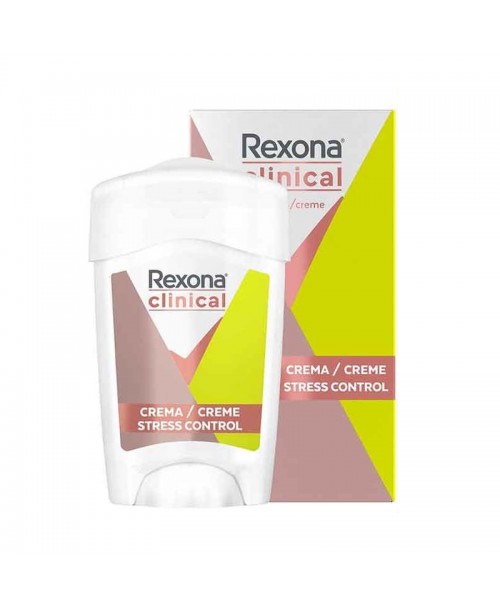 Rexona Clinical Desodorante Crema Stress Control / 48 grs