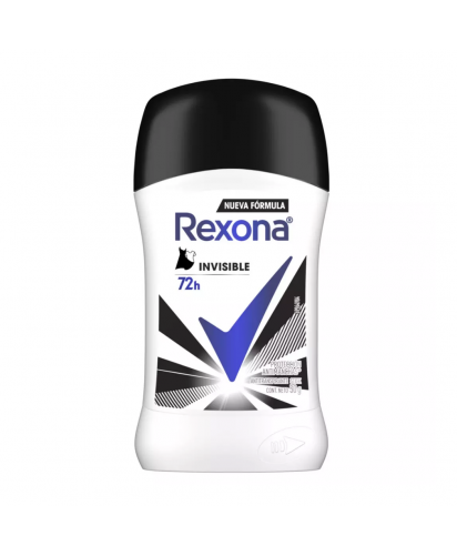 Rexona Desodorante Barra Invisible Black & White / 50 grs