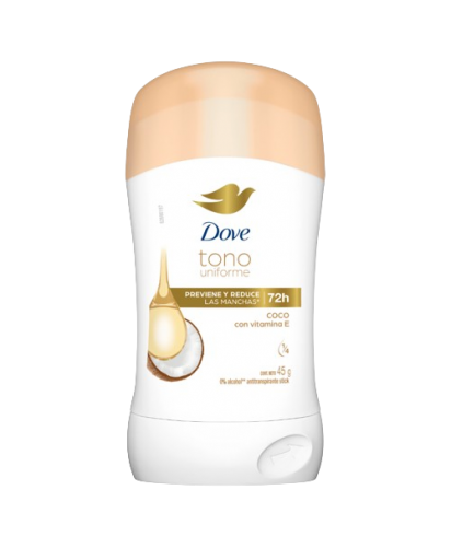 Dove Desodorante Barra Tono Uniforme Coco / 50 grs