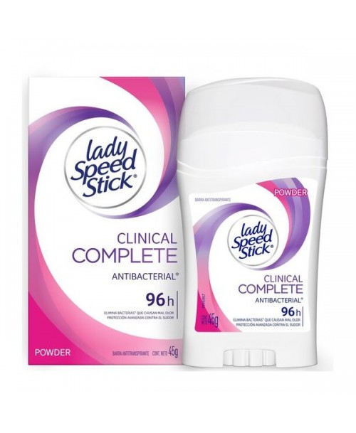 Lady Speed Stick Desodorante Barra Clinical Powder / 45 grs