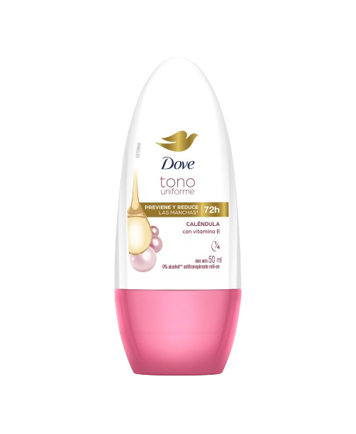 Dove Desodorante Roll On Go Tono Uniforme Calendula / 50 ml