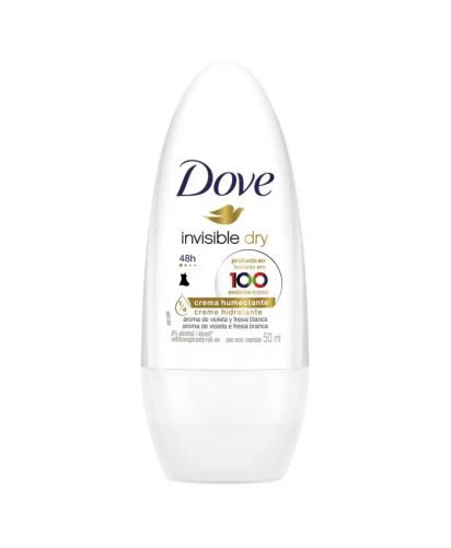 Dove Desodorante Roll On Invisible Dry / 50 ml