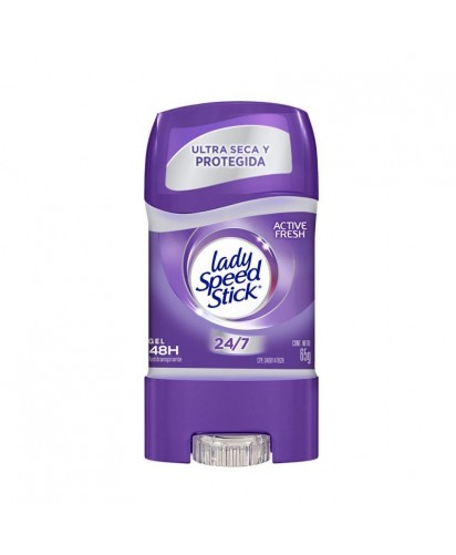 Lady Speed Stick Desodorante Gel Active Fresh 24/7 - 65 grs