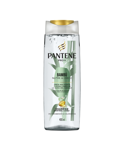 Pantene Shampoo Bambu Nutre & Crece / 400 ml