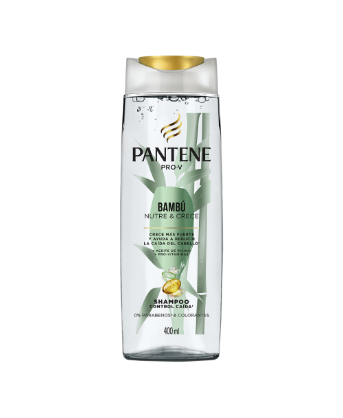 Pantene Shampoo Bambu Nutre & Crece / 400 ml