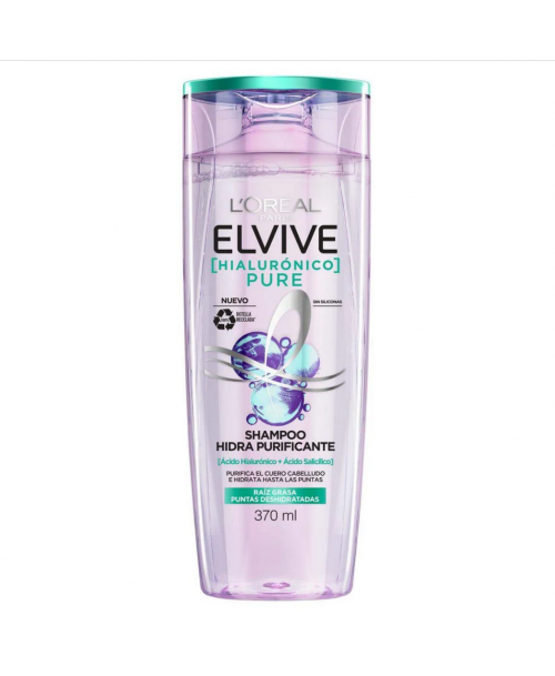 L'Oreal Elvive Shampoo Hidra Purificante / 370 ml