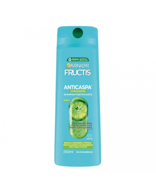 Garnier Fructis Shampoo Anticaspa Citrus Detox / 350 ml