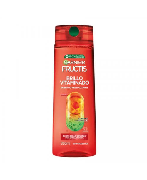 Garnier Fructis Shampoo Brillo Vitaminado / 350 ml