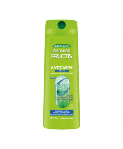 Garnier Fructis Shampoo Anticaspa Graso / 350 ml