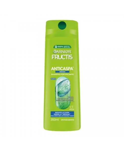 Garnier Fructis Shampoo Anticaspa Graso / 350 ml