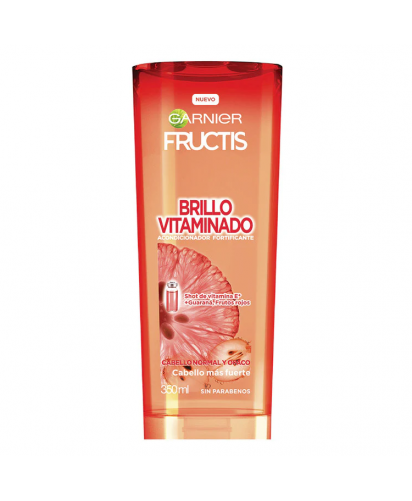 Garnier Fructis Acondicionador Brillo Vitaminado / 350 ml