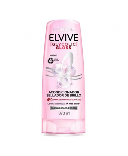 L'Oreal Elvive Acondicionador Glycolic Gloss / 370 ml