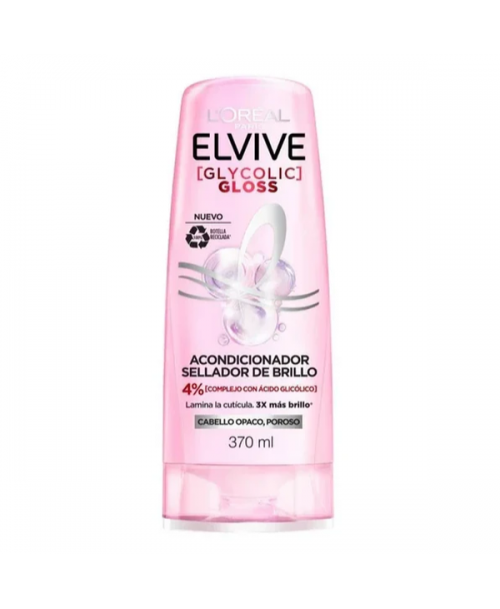 L'Oreal Elvive Acondicionador Glycolic Gloss / 370 ml