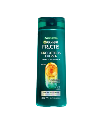 Garnier Fructis Shampoo Probioticos Fuerza / 350 ml