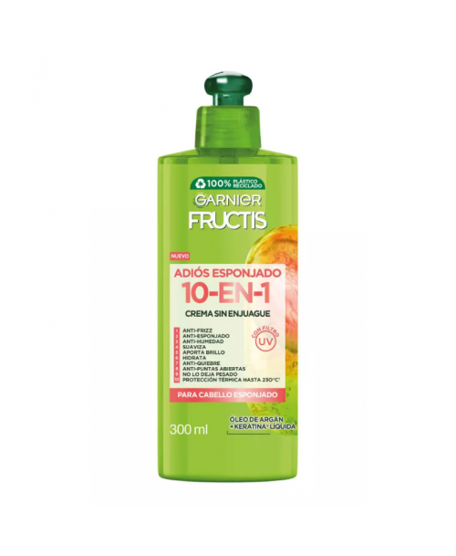 Garnier Fructis Crema Capilar Adios Esponjado 10 en 1 / 300 ml