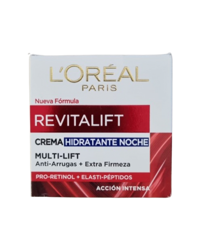 L'Oreal Revitalift Crema Facial Hidratante Noche / 50 ml