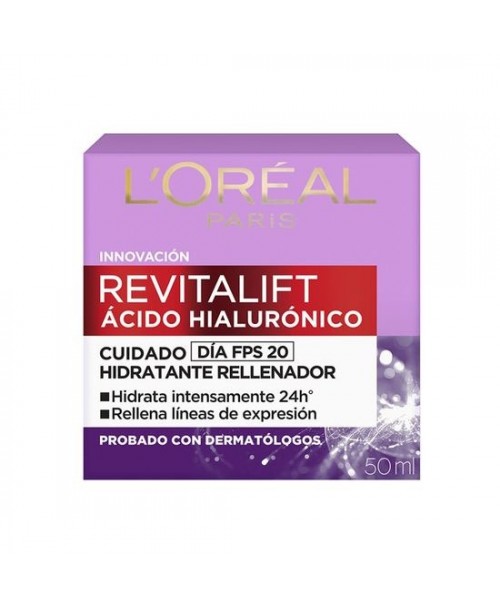 L'Oreal Revitalift Crema Facial Acido Hialuronico Dia / 50 ml