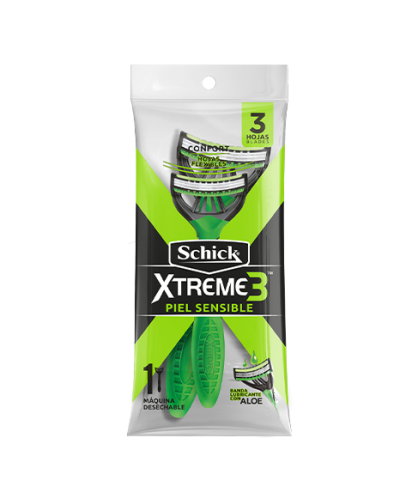 Schick Maquina de Afeitar Xtreme 3 Piel Sensible / 1 un