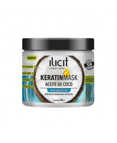 Ilicit Keratin Mask Aceite de Coco / 350 ml