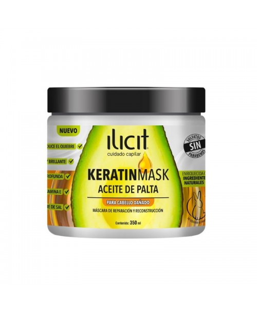 Ilicit Keratin Mask Aceite de Palta / 350 ml