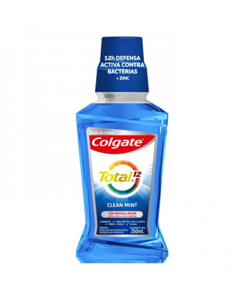 Colgate Enjuague Bucal Total 12 Clean Mint / 250 ml