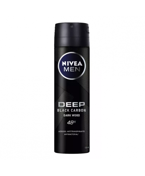 Nivea Desodorante Spray Deep Black Carbon / 150 ml