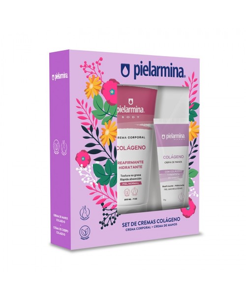 Estuche Pielarmina Set de Cremas de Manos: Castaña, Te Verde y Rosa Mosqueta / 70 grs c/u