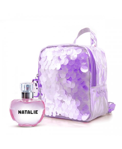 Estuche Natalie - Sumi: Fragancia 90 ml y Mochila