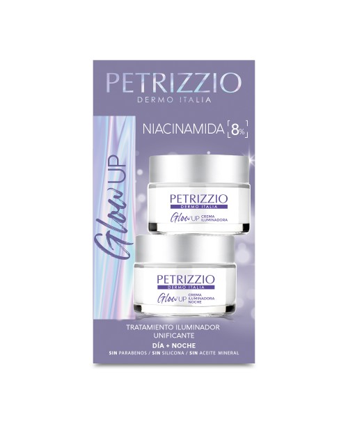 Estuche Petrizzio - Glow Up: Cremas faciales 50 grs