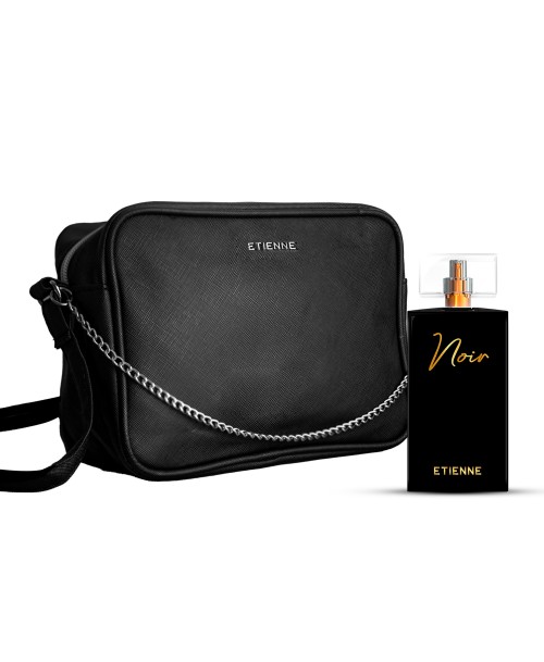 Estuche Etienne - Noir: Cartera y Fragancia 100 ml