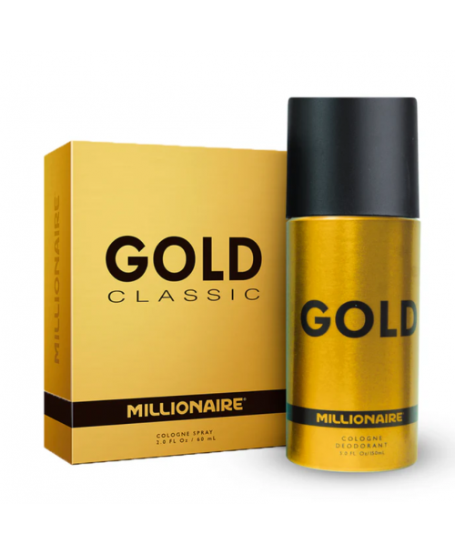 Fragancia Millionaire - Gold Classic / Fragancia 60 ml y Desodorante Spray 150 ml