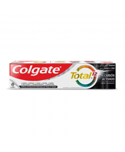 Colgate Pasta Dental Total12 Carbon Activado / 75 ml