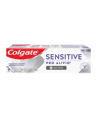 Colgate Pasta Dental Sensitive Pro Alivio Real White / 75 ml