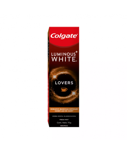 Colgate Pasta Dental Luminous White Lovers Cafe / 70 grs