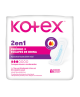 Kotex Toallas Higienicas 2 en 1 / 8 uns