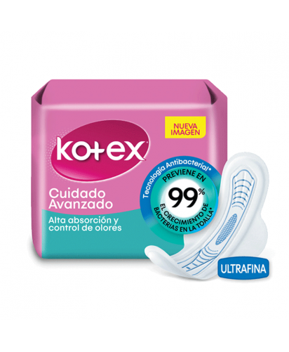 Kotex Toallas Higienicas Cuidados Avanzados / 10 uns