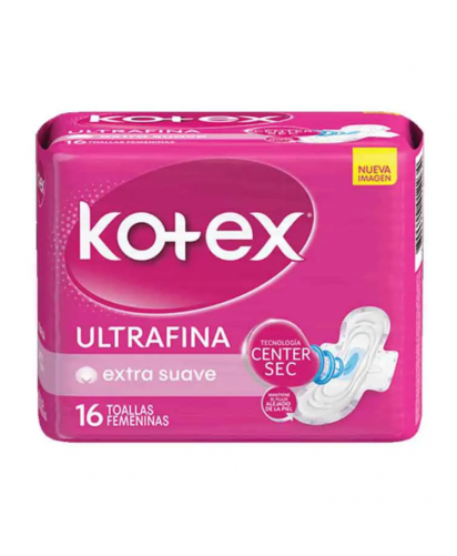 Kotex Toallas Higienicas Ultrafina / 16 uns