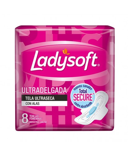 Ladysoft Toallas Femeninas Ultradelgada / 8 uns