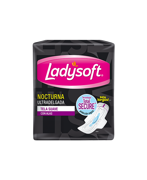 Ladysoft Toallas Femeninas Nocturna Ultradelgada / 7 uns