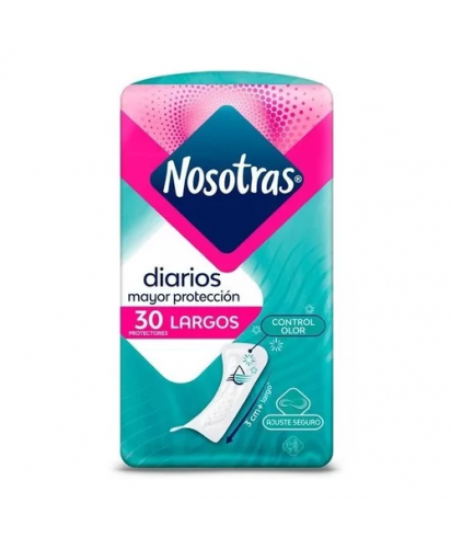 Nosotras Protectores Diarios Mayor Proteccion / 30 uns