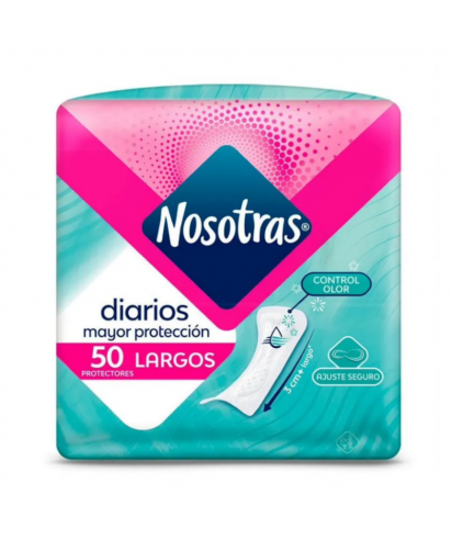 Nosotras Protectores Diarios Mayor Proteccion / 50 uns