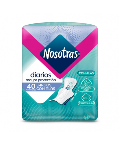 Nosotras Protectores Diarios Mayor Proteccion / 40 uns