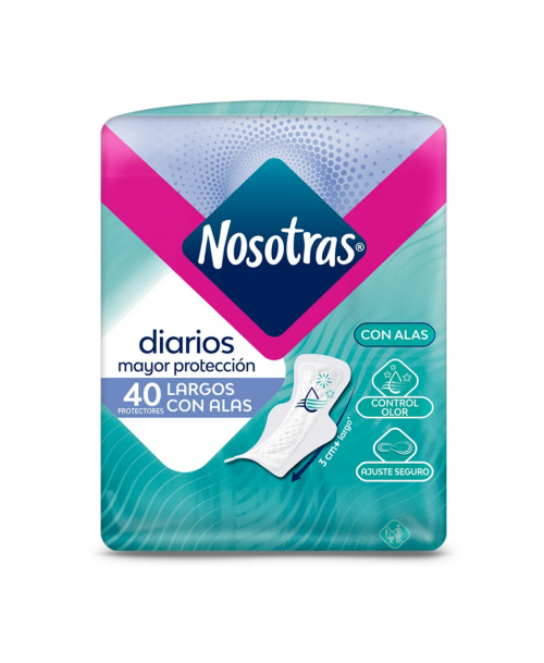 Nosotras Protectores Diarios Mayor Proteccion / 40 uns