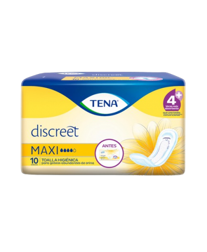 TenaToallas Higienicas Discreet / 10 uns