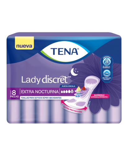 Tena Toallas Higienicas Lady Discret / 8 uns