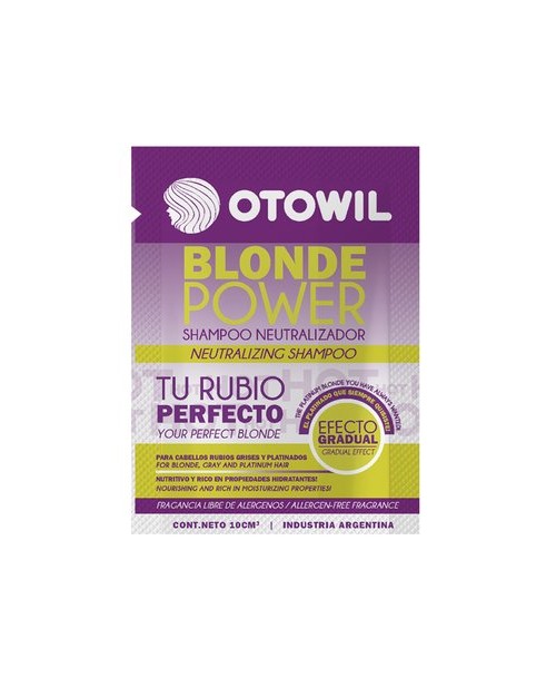 Otowil Tratamiento Capilar Shampoo Neutralizador / 10 gr