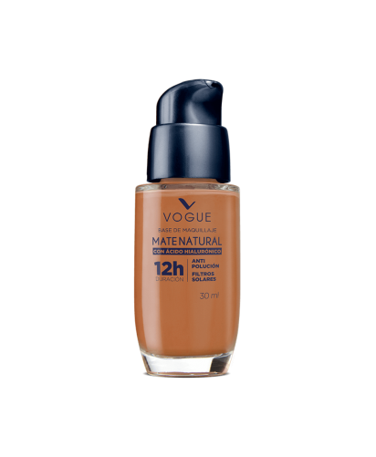 Vogue Base de Maquillaje Liquida Mate Natural - Glamour / 30 ml