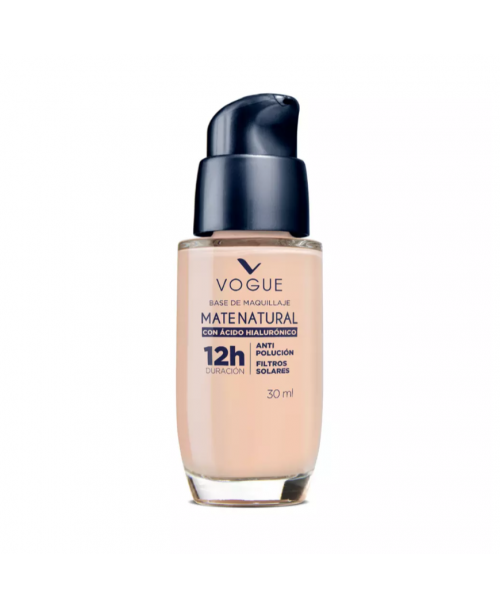 Vogue Base de Maquillaje Liquida Mate Natural - Natural / 30 ml